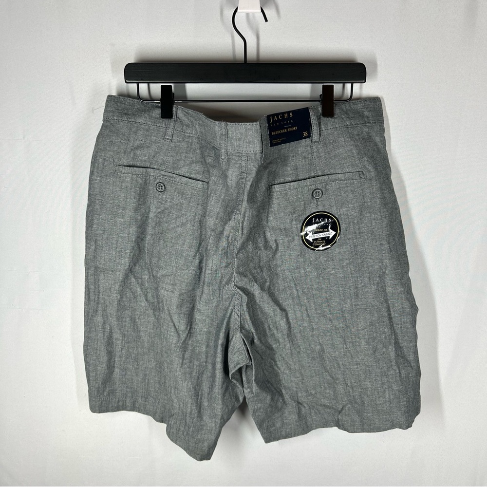 Jachs Bleecker Short Gray Chambray Chino size 38 - Picture 3 of 9